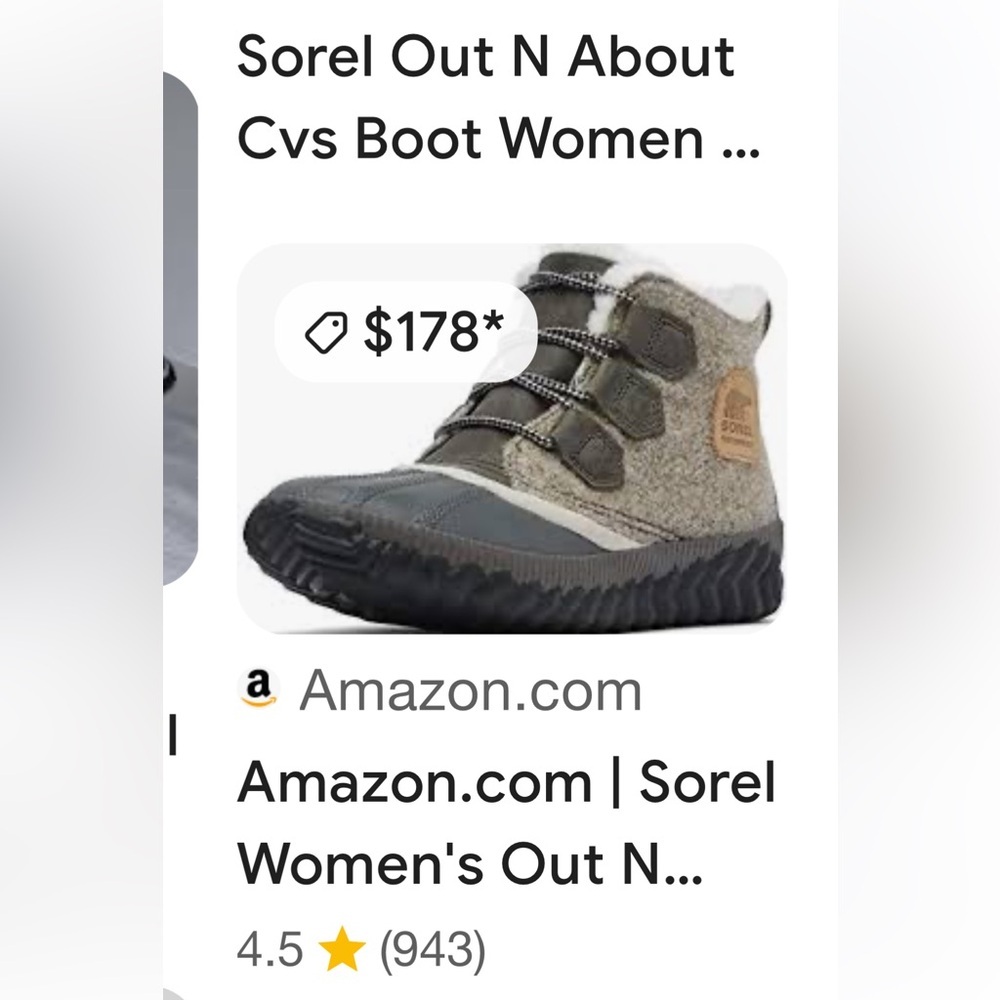Sorel Black and Cream Duck Boots. 7